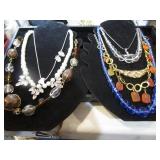 Eight Necklaces, Faceted Glass