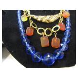 Eight Necklaces, Faceted Glass