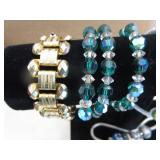 Bracelets, Rhinestone, Copper