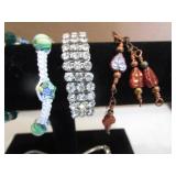 Bracelets, Rhinestone, Copper