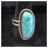 Vintage Ring, Turquoise - Israel