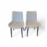 2 Contemporary Dining Chairs