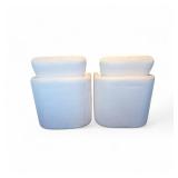 2 contemporary Learher Swivel Armchairs