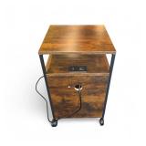 USB Powered Filing Cabinet on wheels with Keys