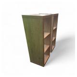 2 bookshelf Displays 43.5x15.5x15.5
