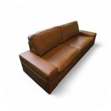 Cognac Sofa  87x32x20