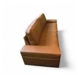 Cognac Sofa  87x32x20