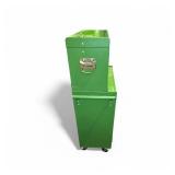 Green Tool Chest on Wheels
