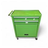 Green Tool Chest on Wheels