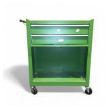 Green Tool Chest on Wheels