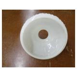 Antique Lamp Shade – 11", white