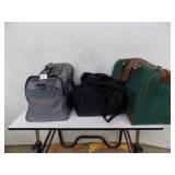 3 soft‑sided travel duffel bags / cargo bags – Good zippers