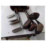 Vintage Golf Clubs + Bag – 7 clubs