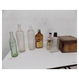 Vintage Bottles / Box