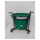 12‑Gallon Muck Bucket and Roller Cart