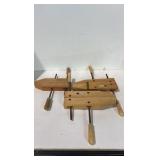 Lot Of Jorgensen And Craftsman Wood Clamps