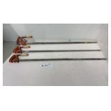 Lot of bar clamps