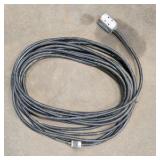 High amperage extension cord with dual outlet.