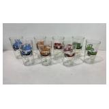 Lot of collector’s glasses
