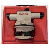 David White AL6-18 Realist Auto Level w/ Carrying Case & Tripod