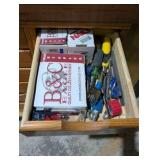 Rolling work table with built-in shelving