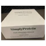 SimplyProtein Dark Chocolate Almond Crispy Bars (Lot of 12)