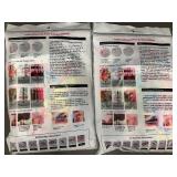 Dimxvean Cross Stitch Kit - Birds and Flowers 40x50cm & Hummingbird Waterfall 40x50cm