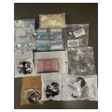 Assorted Jewelry Findings & Charms Kit - Filigree Discs, Chains & Earring Parts