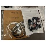 Assorted Jewelry Findings & Charms Kit - Filigree Discs, Chains & Earring Parts