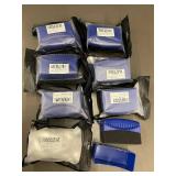 New Blue Tire Shine Applicator Sponges 7-Pack Curved Foam Pads for Detailing, Sealed