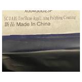 New Blue Tire Shine Applicator Sponges 7-Pack Curved Foam Pads for Detailing, Sealed