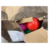 LANGXUN Plastic Balls 5.5 cm (2.2 in) Diameter - Pack of 100 Multi-Colored