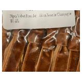 Velvet Bows Champagne 8 X 24-Packs - Gift Wrap & Craft Decor