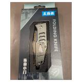 Sanrenmu 7046 Folding Knife - Stainless Steel Blade, Made in China