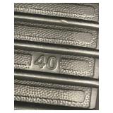 Clogs - Black Arch-Support (Size 40) & Floral White Crocs (Size 10) - 2 Pairs