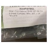 Foundations SafeFit Mint Elastic Fitted Crib Sheets 38 x 24 x 4, 6-Pack