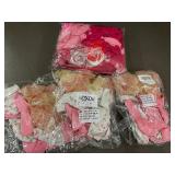 24Pcs Balloons, 136Pcs Pink Decor, Balloon Glue