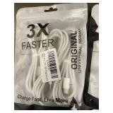 3X FASTER USB Data Cables - Original Universal Serial (Lot of 4)