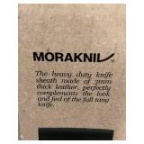 Morakniv Garberg Carbon Steel Full-Tang Knife with Leather Sheath