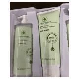 Ecofringe Naturale Olive Extract Shampoo, Hair Mask & Body Wash Set - 3-Piece