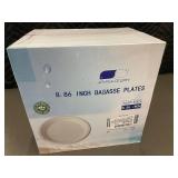 Joyful Ocean 165-Pieces 8.86-Inch Bagasse Plates