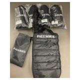 FALLSOUL Protective Gear Set - Back Pad & Pads (Lot of 5)