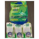 Scope Outlast Floss Picks 225-Count & GUM Proxabrush Go-Betweens Cleaners (3 Packs)