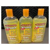 Fruit of the Earth Vitamin E Moisturizing Gel 12 oz (Lot of 3)