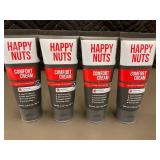 Happy Nuts Comfort Cream Lotion to Powder - 4 Tubes (Lot of 4)