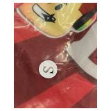 Graphic Lego Red T-Shirt with  Face Print - Size Small