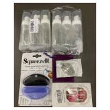 Squeezelt Universal Tube Squeezer (Lot of 4) - 4 Squeezers & Travel Bottles