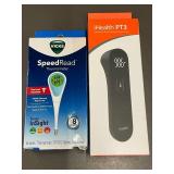 Vicks SpeedRead Thermometer & iHealth PT3 Infrared No-Touch Forehead Thermometer