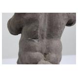 Cherub Cement Statue - Small Garden Figurine, 24"