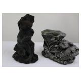 Frog Statues (Lot of 2) ~12"